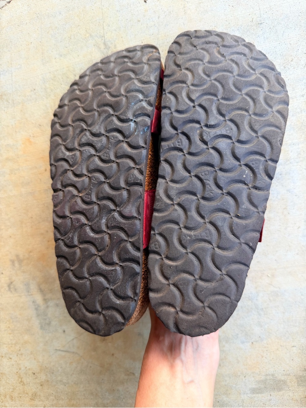 Birkenstock 38 100% Leather Red - Picture 4 of 4